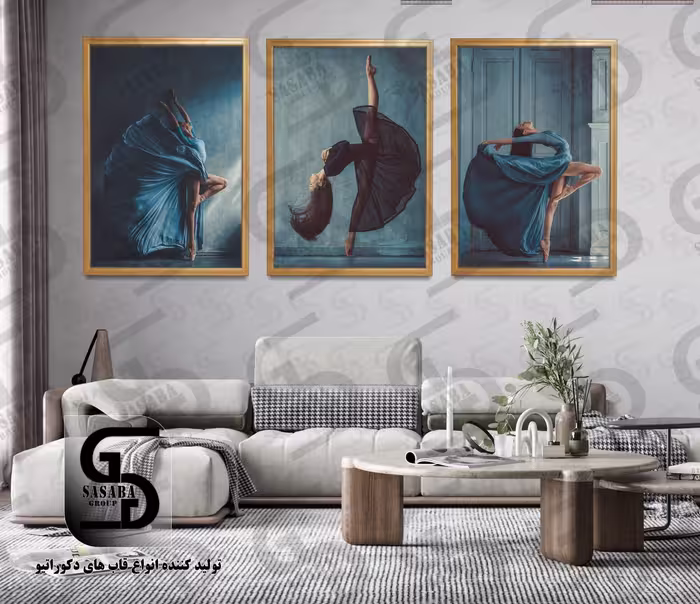 تابلو دکوراتیو سه تکه 60*40 درجه1
