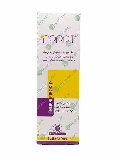شامپو ضد خارش نوپریت مناسب پوست سر خشک 200 میلی لیتر – NOPRIT Nopri Pirox D Shampoo 200 ml