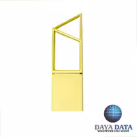 فلش مموری فانتزی دایا دیتاطرح سازه فلزی مدلME1018-9 ظرفیت 32GB -USB3رنگ طلایی