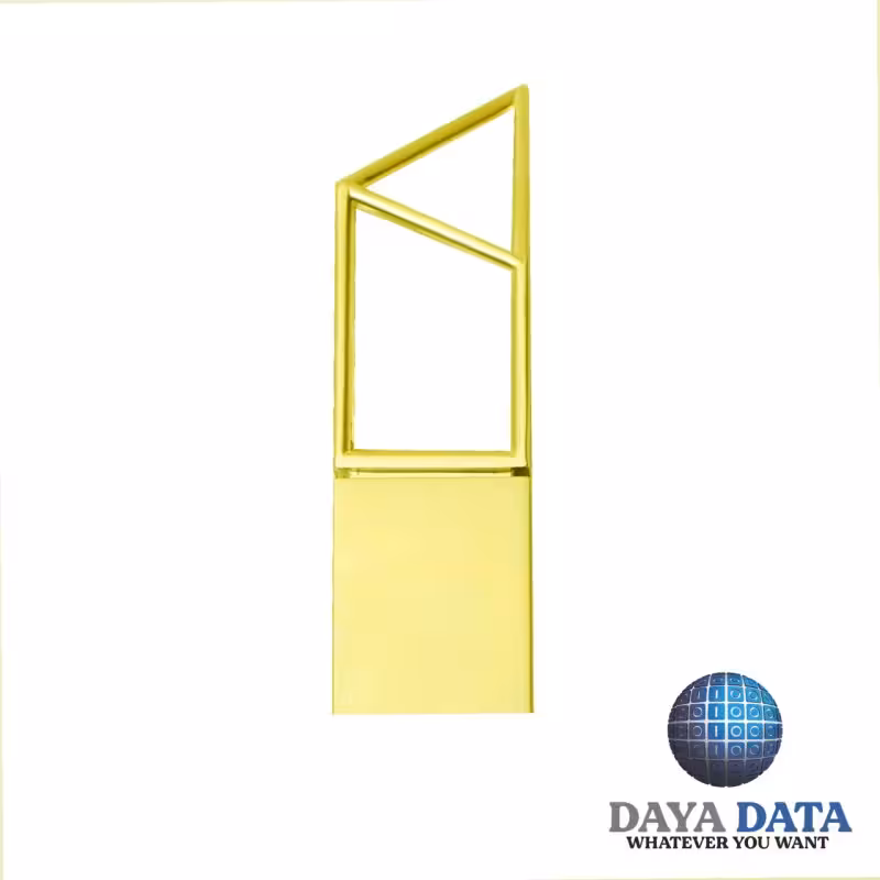 فلش مموری فانتزی دایا دیتاطرح سازه فلزی مدلME1018-9 ظرفیت 32GB -USB3رنگ طلایی