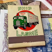 کبریت کتابی مدل کامیون