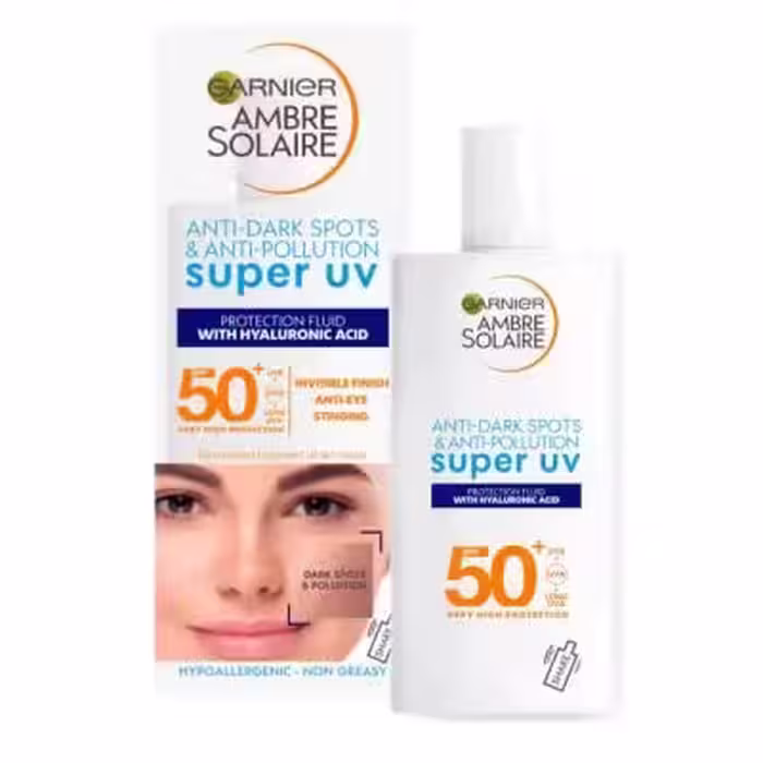 کرم ضد آفتاب بدون رنگ گارنیر مدل سوپر یو وی Super UV حجم 40ml