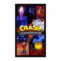 تابلو گیمینگ 35×65 سانتی‌متر، طرح Crash