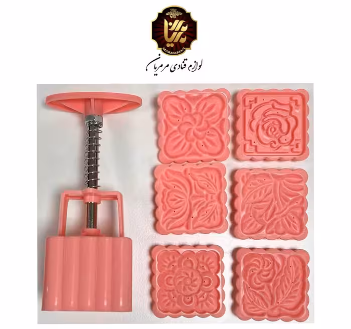 ست مهر فشاری کلمپه مربع 6 عددی