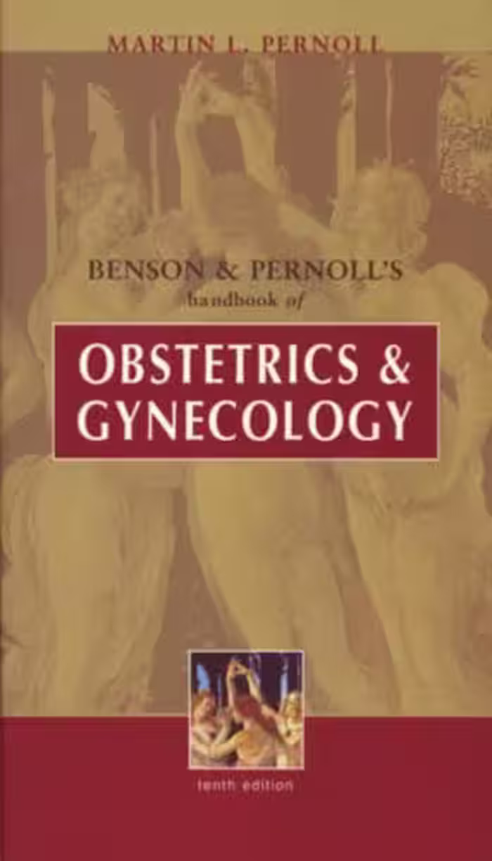 خرید و دانلود نسخه کامل کتاب Benson &amp; Pernoll’s handbook of Obstetrics and Gynecology