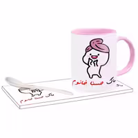 خرید ماگ-لیوان   دختر کلاه بسر اسم حسنا بدون زیر لیوانی  ، . .