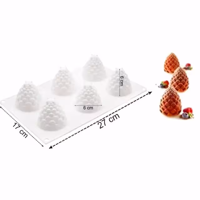 قالب سیلیکونی سه بعدی طرح کاج