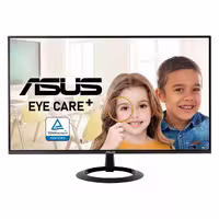 مانیتور 23.8 اینچ ایسوس مدل VZ24EHF با رزولوشن Full HD، نرخ بروزرسانی 100 هرتز، پنل IPS، درگاه HDMI 1.4 و قابلیت VRR