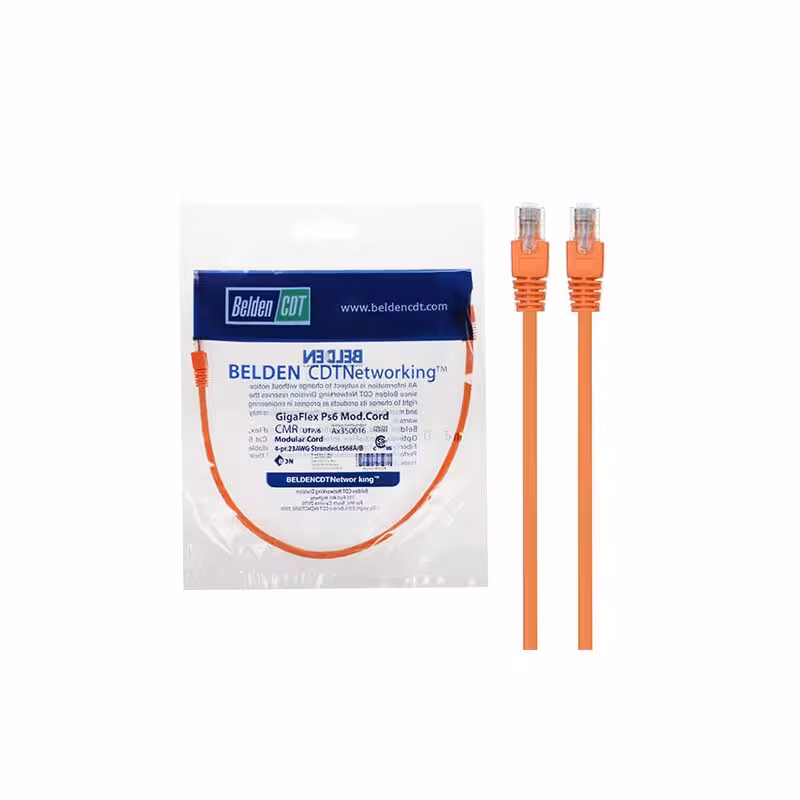  پچ کورد کابل شبکه cat6 بلدن طول 0.5 متر 