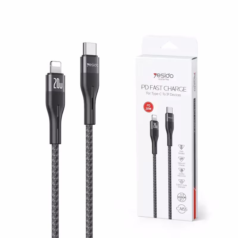 کابل TYPE-C/Lightning یسیدو YESIDO CA155 - 69370644