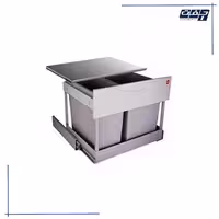 سطل چند منظوره توکار متصل به کف هایلو مدل رامسپار تاندم اس پلاس جهت یونیت عرض 60 سانتیمتر 3644821 فانتونی کد Q160