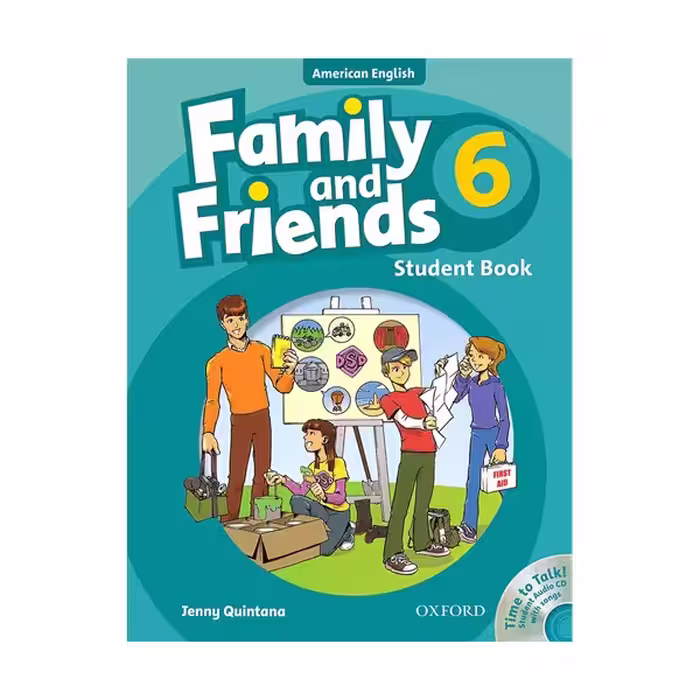 کتاب امریکن فمیلی اند فرندز شش ویرایش قدیم American Family and Friends 6
