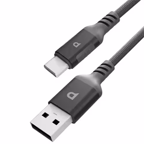 کابل فست شارژ تایپ سی پاورولوژی 20 وات طول 2 متر مدل PCAB022GY
