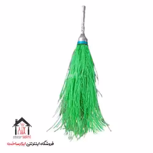 جارو شهرداری پلاستیکی دسته خور سبز