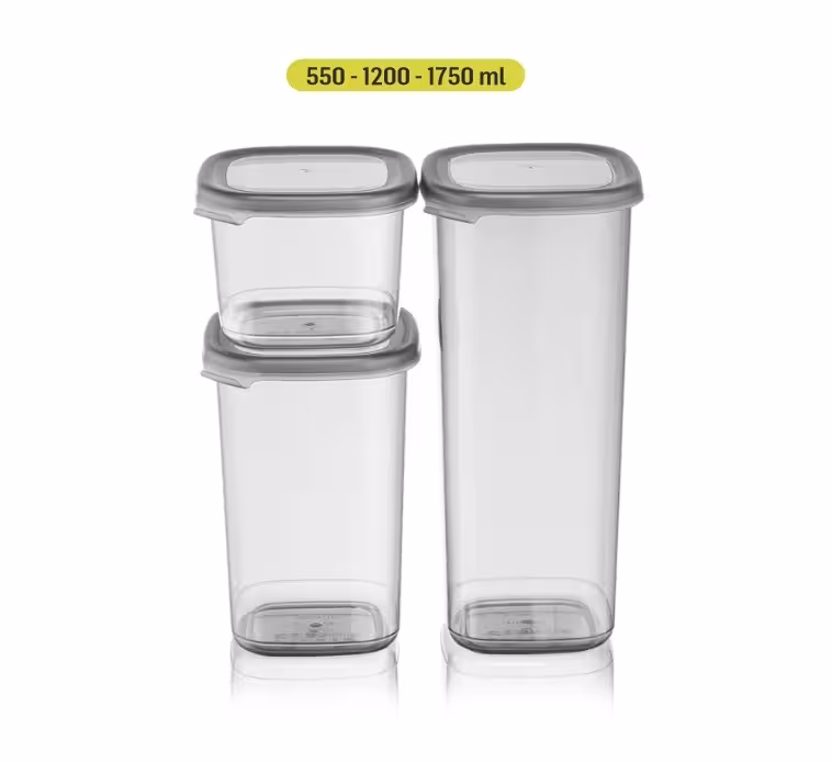 ست سه سایز بانکه مربعی فولی لایف کد (PEGGYKARE) 4153