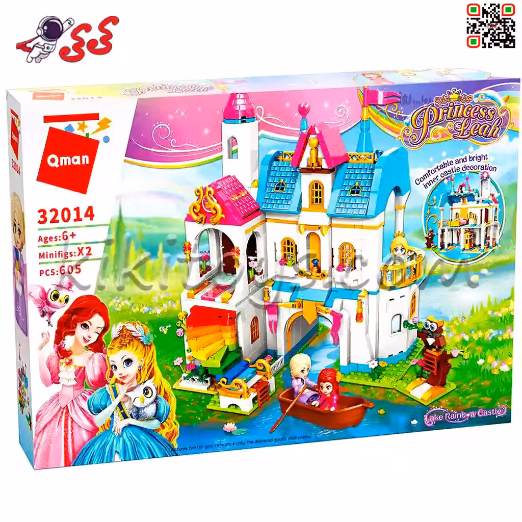 ساختنی لگو دخترانه قصر پرنسس Qman 32014