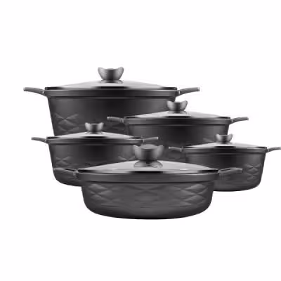 سرویس قابلمه و تابه 8 پارچه گرانیتی نالینو مدل الیتا