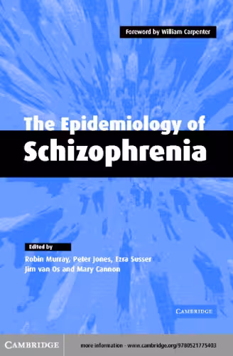 خرید و دانلود نسخه کامل کتاب The Epidemiology of Schizophrenia