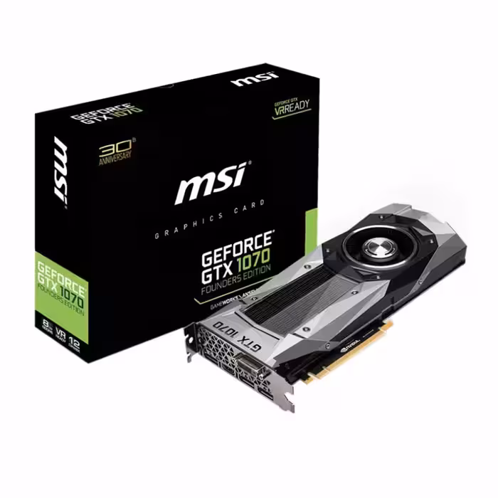 کارت گرافیک ام اس ای GTX 1070 Founders Edition