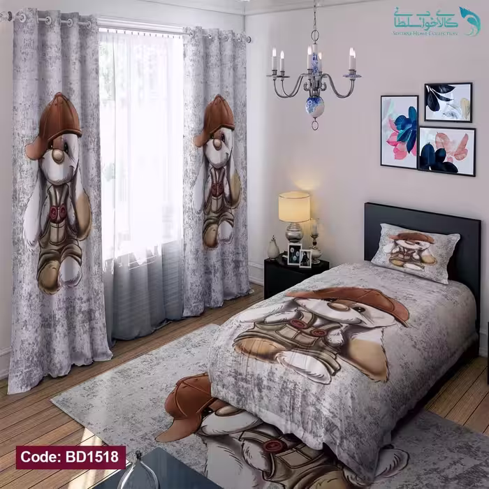 روتختی طرح خرگوش یکنفره کد BD1518