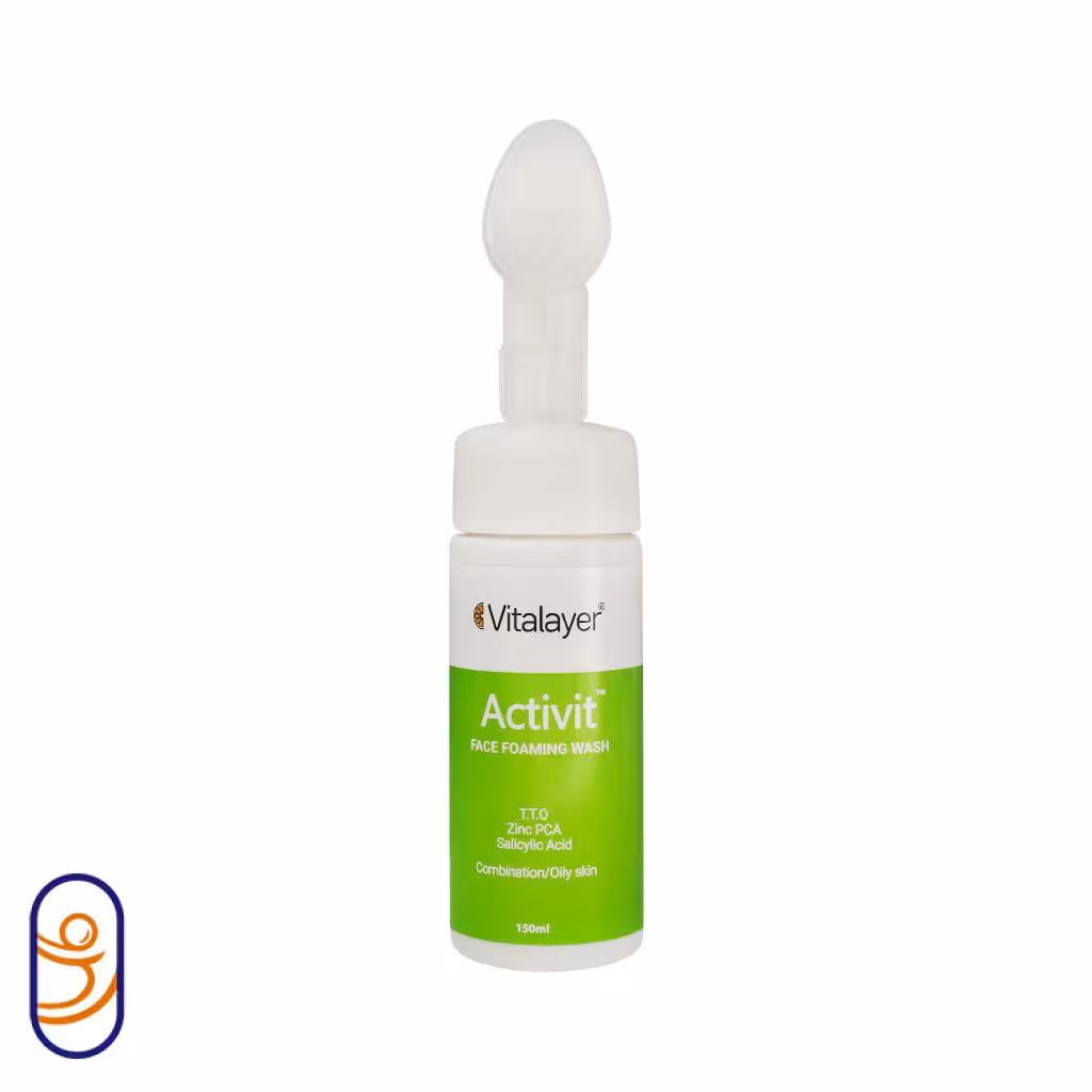 فوم شستشوی صورت اکتی ویت ویتالایر (مناسب پوست‌های چرب و مختلط)