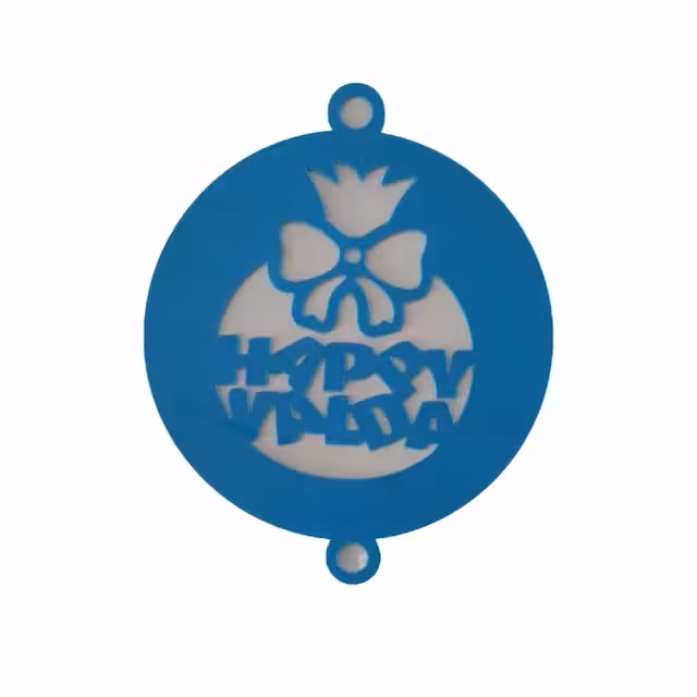 شابلون گرد happy yalda