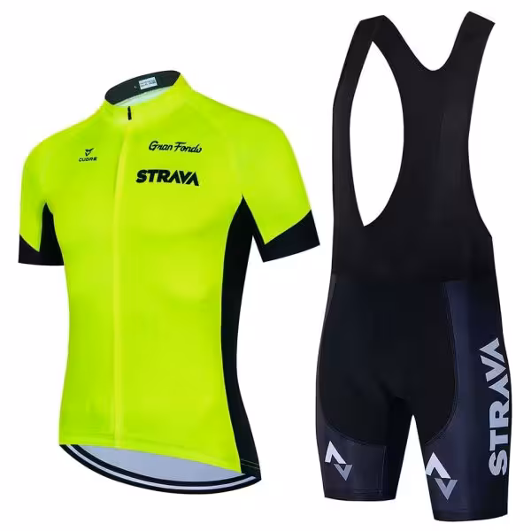 لباس پیراهن و شورت دوچرخه سواری Strava