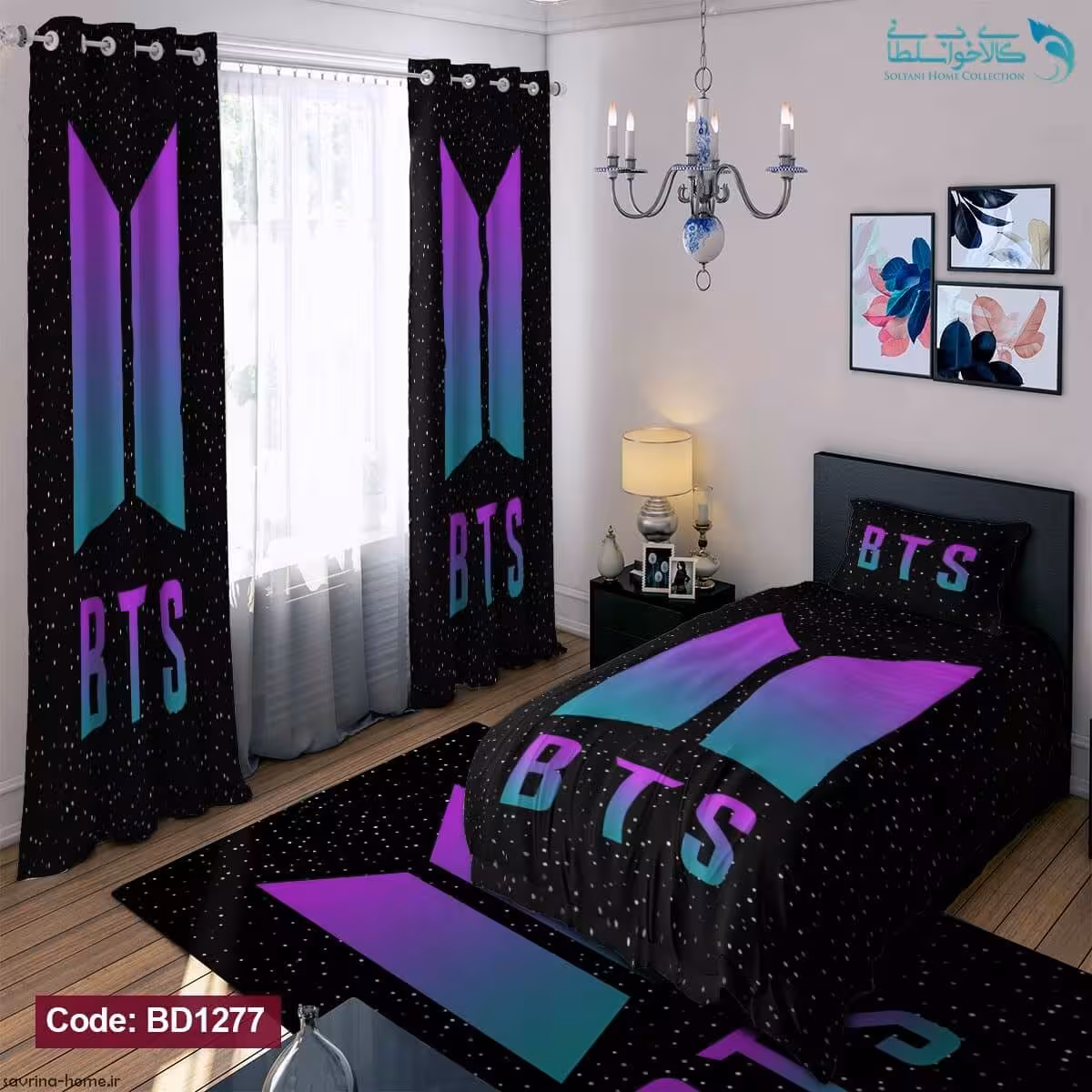 روتختی طرح BTS یکنفره کد BD1277