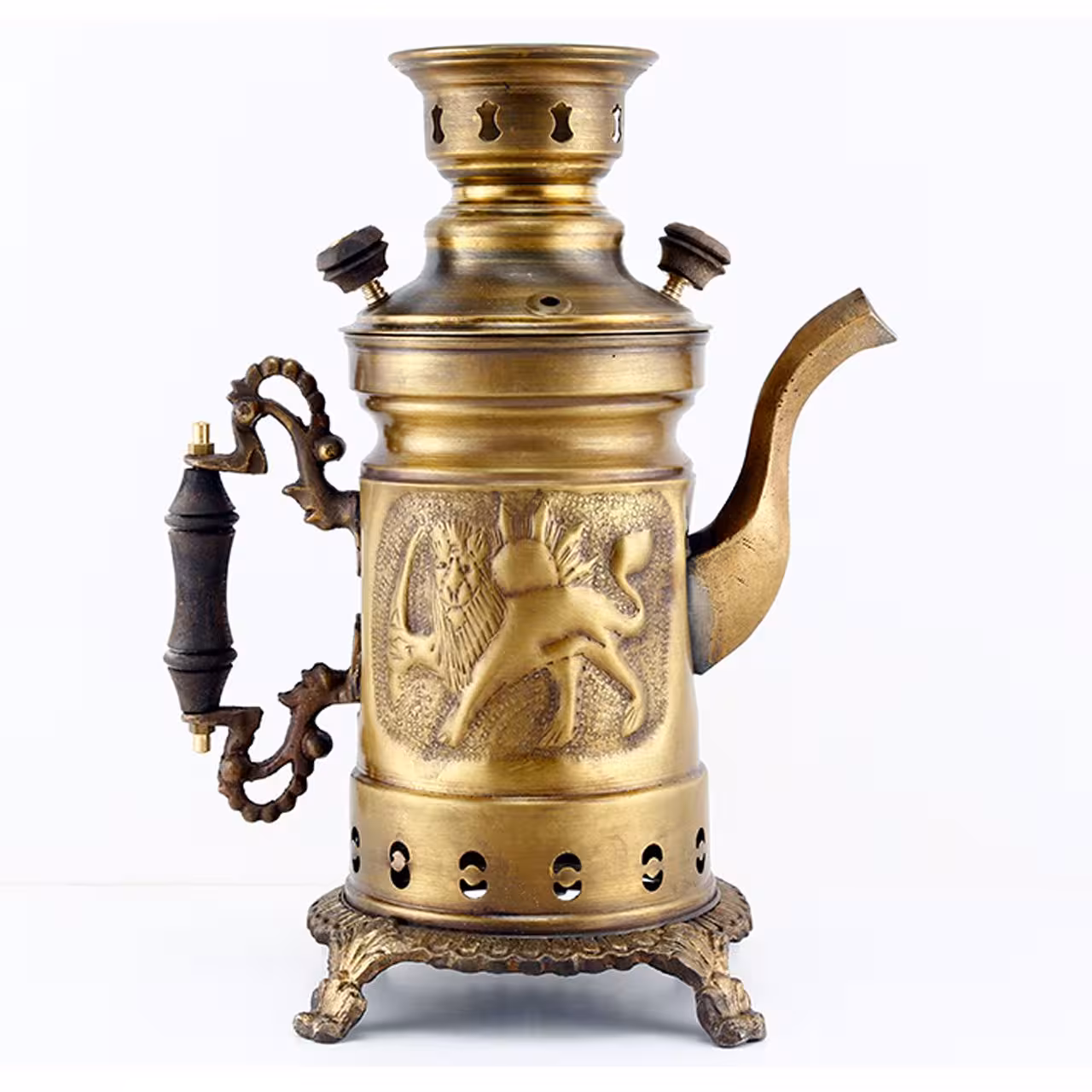 کتری شکاری طرح شیر و خورشید ظرفیت 4 لیتر