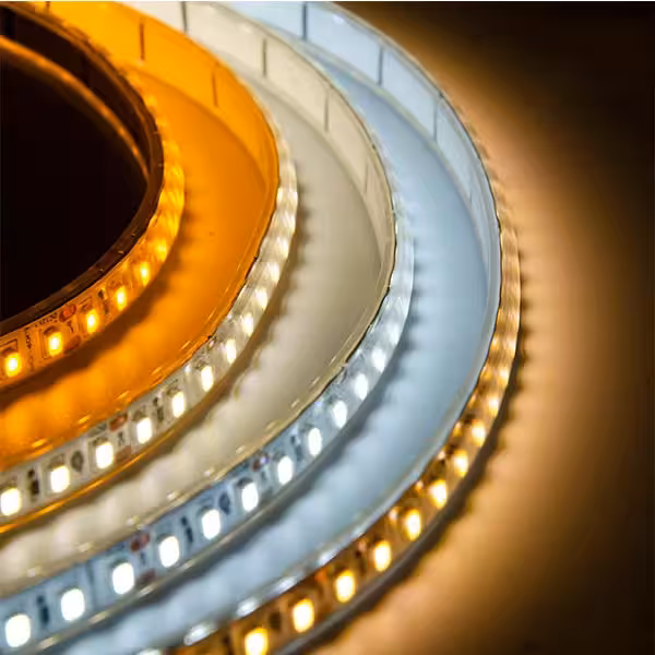 ریسه ولتاژ پایین 12 ولت تراکم 120 تک رنگ (IP65)