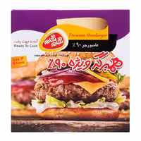 همبرگر ویژه 90 درصد شام شام 400 گرمی