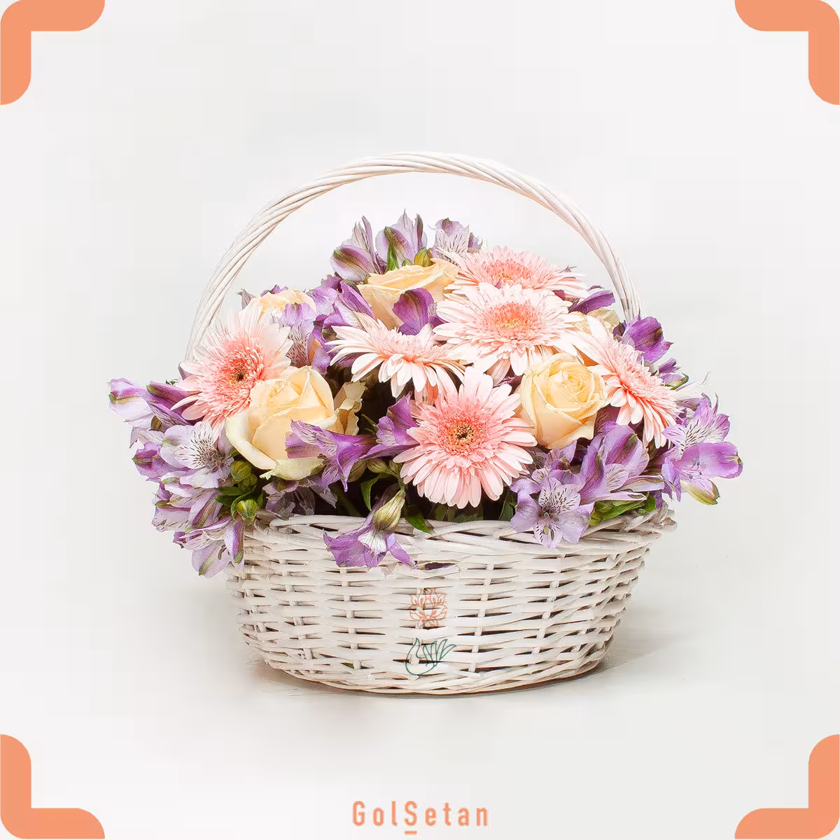 سبد گل روشا
