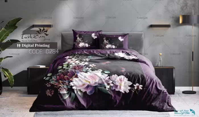 روتختی طرح گل لاله دو نفره برند ترکسان کد ND284