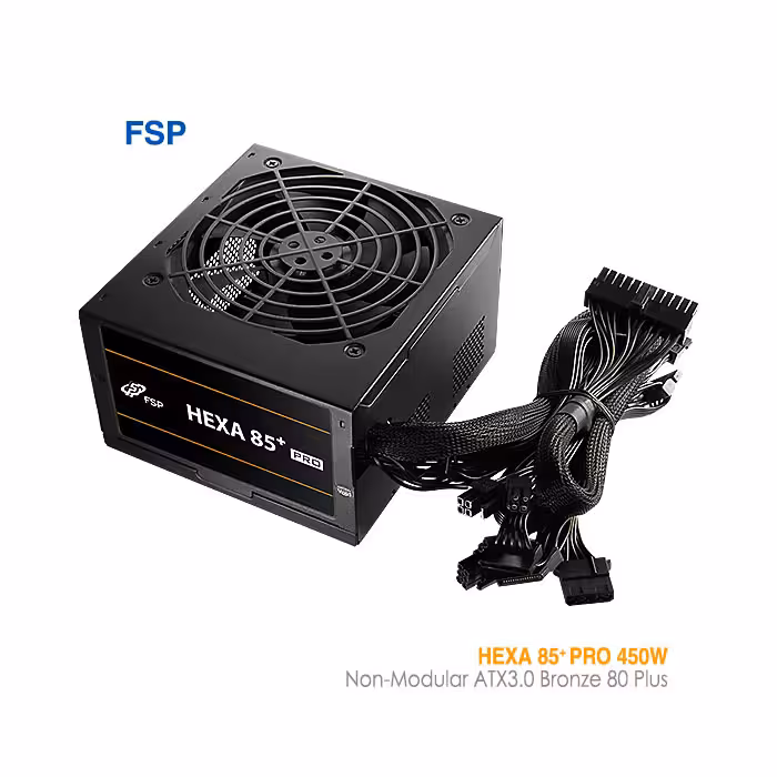 پاور 450 وات غیرماژولار اف اس پی HEXA 85  PRO ATX3.0