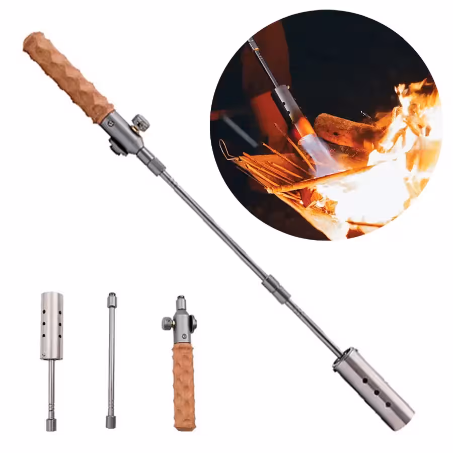 مشعل گازی فندکی کپسولی گرین لاین Green Lion Flame Torch Camping Gas Lighter