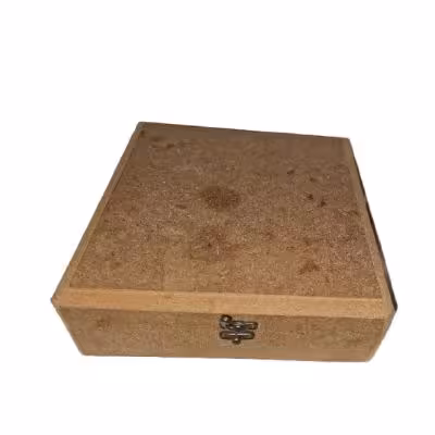 جعبه چوبی خام 25در25