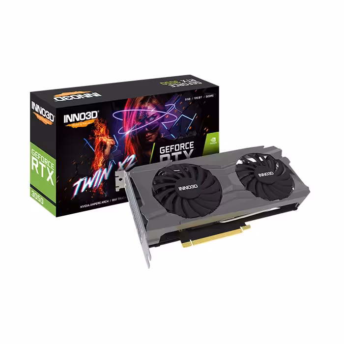 کارت گرافیک اینوتریدی GeForce RTX 3050 TWIN X2 8G