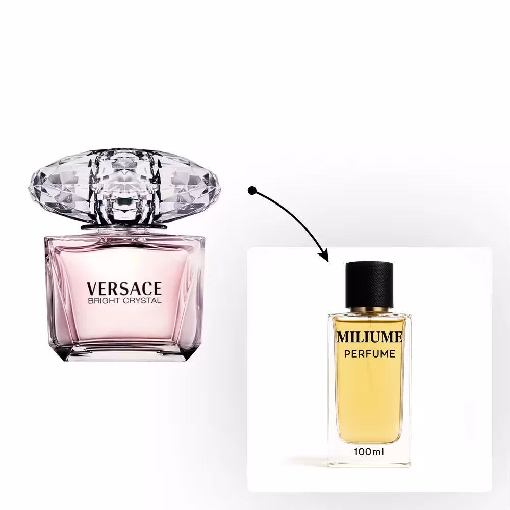 اسانس عطر Versace Bright Crystal برند sfa - کد 1666 - ورساچه صورتیبرایت کریستال 100ML - میلیوم پرفیوم