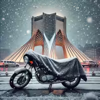 چادر موتور سیکلت رویال اسپرت مدل ضدآب مناسب برای دینو Z2 200cc