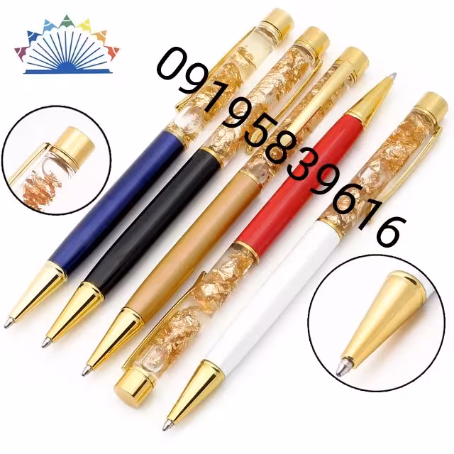 خودکار طلا  با جعبه و شناسنامه 