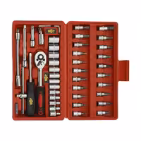 آچار و سری بکس و پیچ گوشتی جاب مدل J-10046 مجموعه 46 عددی | کالا مکس