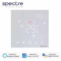 کلید ترموستات لمسی هوشمند چهار لوله اشنایدر مدل WiFi Smart TSR13