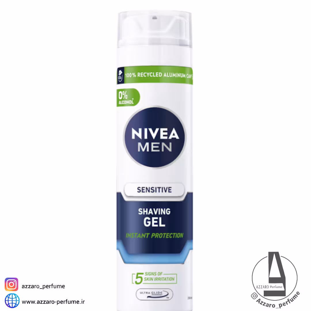 ژل اصلاح مردانه نیوا سنسیتیو Nivea Men Sensitive حجم 200 میل