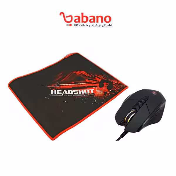 ماوس و ماوس پد گیمینگ a4tech مدل V7M71