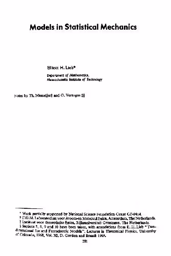 خرید و دانلود نسخه کامل کتاب Models in statistical mechanics