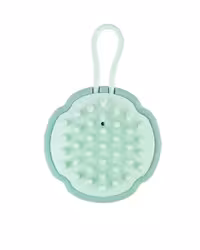 براش سر شور و ماساژور کف سر سیلیکونی مدل گل سبز