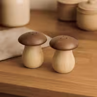 نمکپاش و فلفل پاش بامبو طرح قارچ Kitchen Life