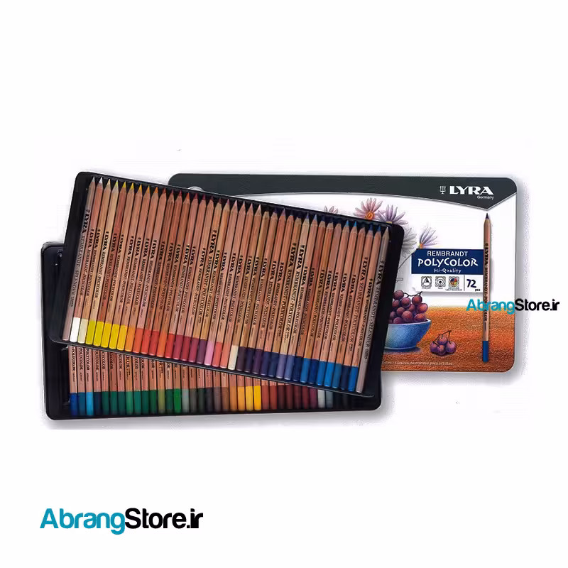 مدادرنگی پلی کالر رامبراند لیرا 72 رنگ |LYRA Rembrandt Polycolor Art Pencils