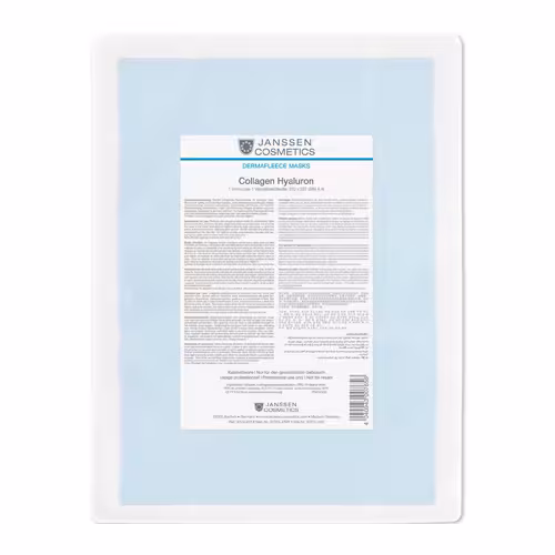 پد کلاژن آبرسان پوست خشک یانسن 1 بسته | Dermafleece Mask Collagen Hyaluron