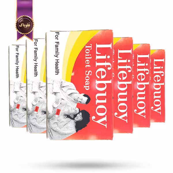 6 عدد صابون لایف بوی lifebuoy مدل For Family Health وزن 85 گرم   (اورجینال)